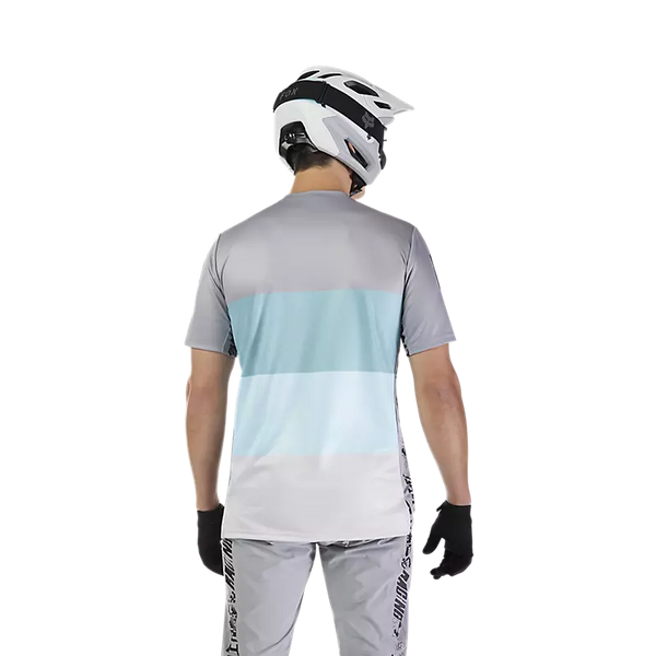 FOX RANGER SS JERSEY GRID STILL GREY