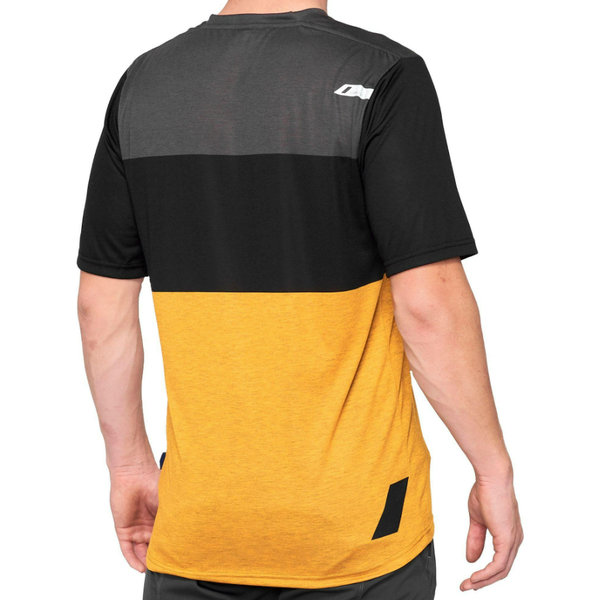 100% AIRMATIC JERSEY BLACK MUSTARD