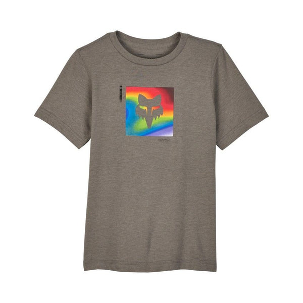 FOX YOUTH MRI PREM SS TEE HEATHER GRAPHITE