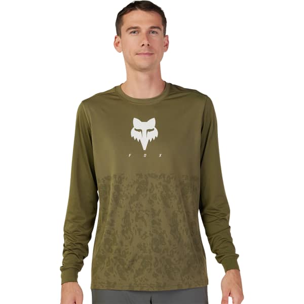 FOX RANGER TRU DRI LS JERSEY OLIVE GREEN