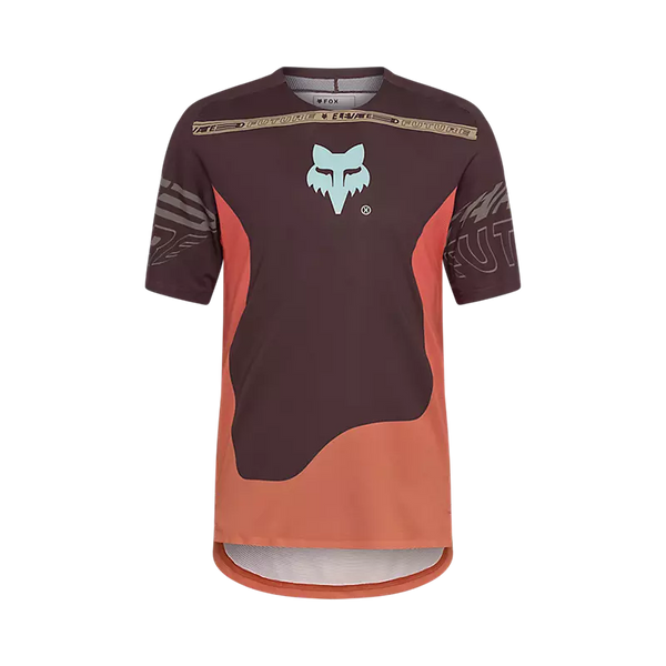 FOX FLEXAIR SS JERSEY ELEVATED COCOA