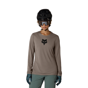 FOX W RANGER LS JERSEY FOX HEAD NUTMEG