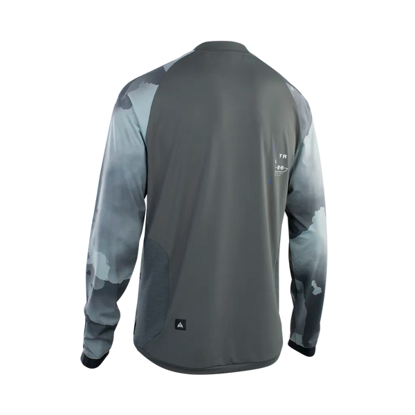 ION BIKE TEE TRAZE AMP LS AFT MAN THUNDER-GREY