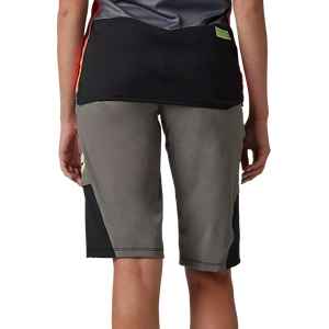 FOX W DEFEND SHORT RACE PEWTER