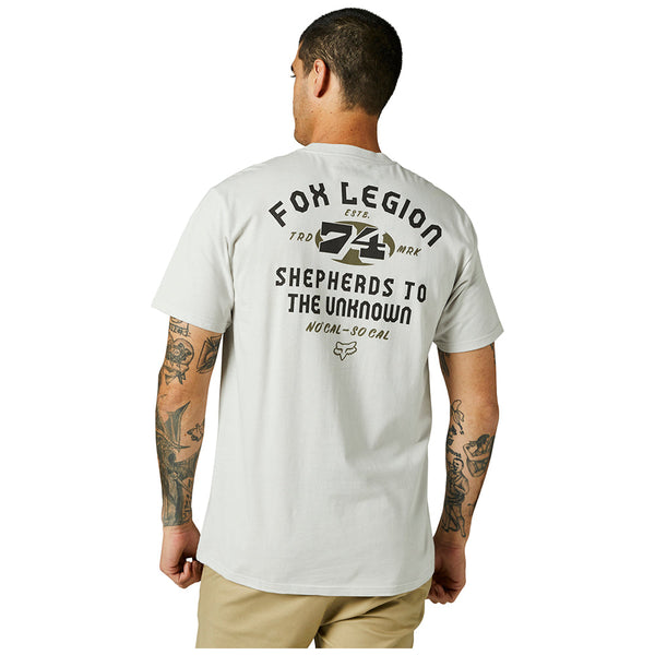 FOX ABOVE THE CLOUDS SS TEE LIGHT GREY