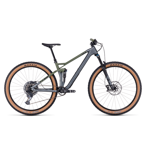 CUBE STEREO ONE22 HPC TM 29 FLASHGREY´N´OLIVE