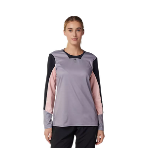 FOX W DEFEND LS JERSEY STONE