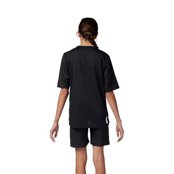 FOX YOUTH DEFEND SS JERSEY BLACK