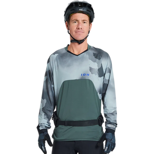 ION BIKE TEE TRAZE AMP LS AFT MAN THUNDER-GREY