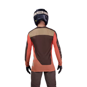 FOX FLEXAIR LS JERSEY ELEVATED COCOA