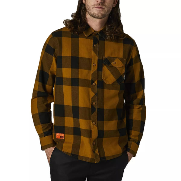 FOX VOYD 2.0 FLANNEL FATIGUE GOLD