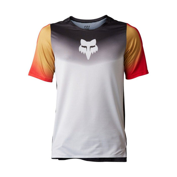 FOX FLEXAIR SS JERSEY NOVAH - BLACK/WHITE