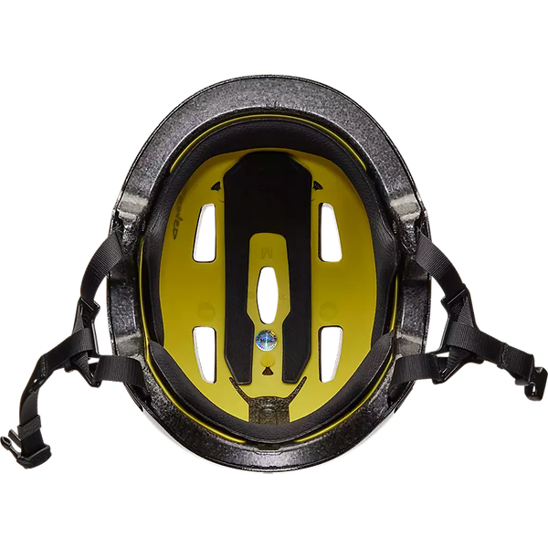 FOX FLIGHT HELMET SILVER METAL