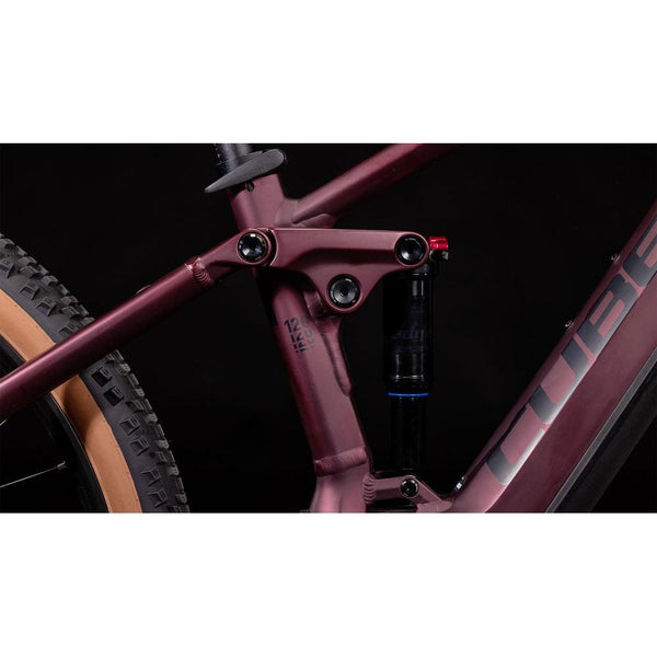 CUBE  STEREO HYBRID 120 ONE 750 RUBYRED ' N ' BLACK