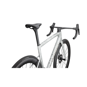 SPECIALIZED S-WORKS TARMAC SL8 DI2 GLOSS DOVE GREY / SILVER DUST BLURRED IMPASTO / BLACK PEARL