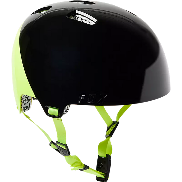 FOX FLIGHT PRO HELMET PRPUS BLACK/YELLOW