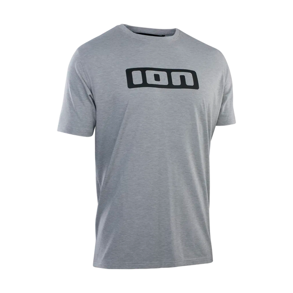 ION BIKE TEE LOGO SS DR GREY-MELANGE