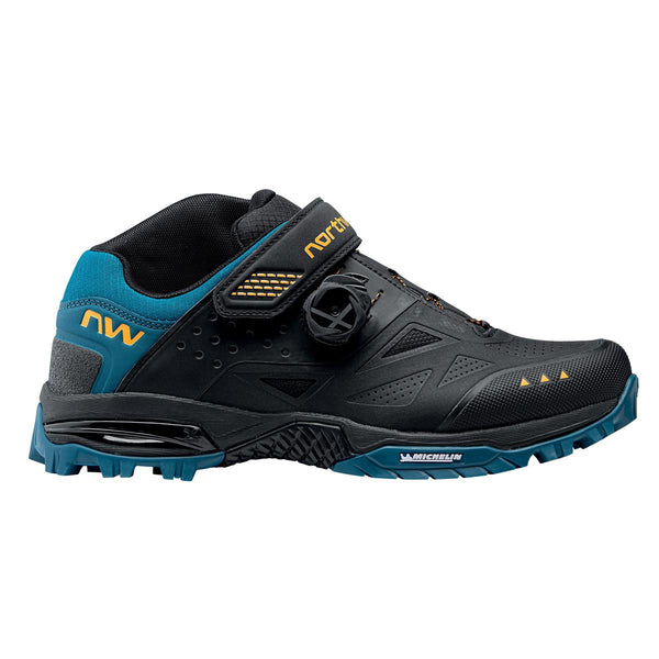 NORTHWAVE ENDURO MID 2 BLACK/BLUE CORAL