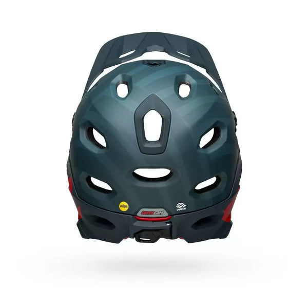 BELL SUPER DH MATT BLUE/CRIMSON