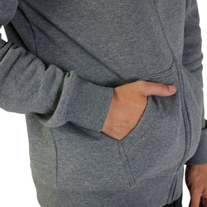 FELPA IN PILE ZIP ABSOLUTE GRIGIO