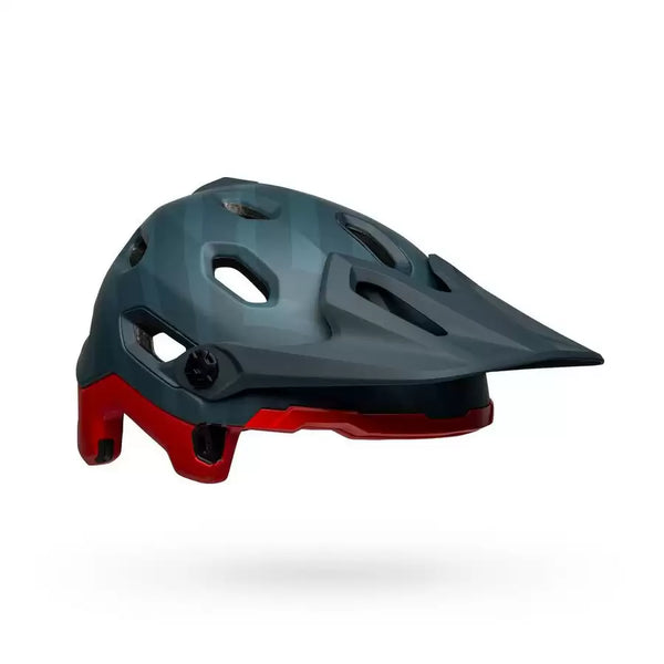 BELL SUPER DH MATT BLUE/CRIMSON