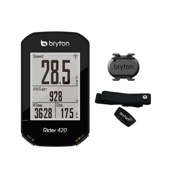 BRYTON GPS RIDER 420T + FASCIA CARDIO E SENSORE DI CADENZA