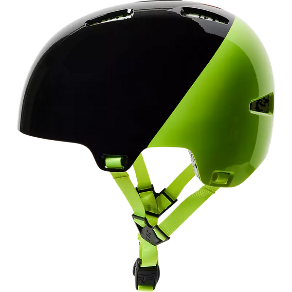 FOX FLIGHT PRO HELMET PRPUS BLACK/YELLOW